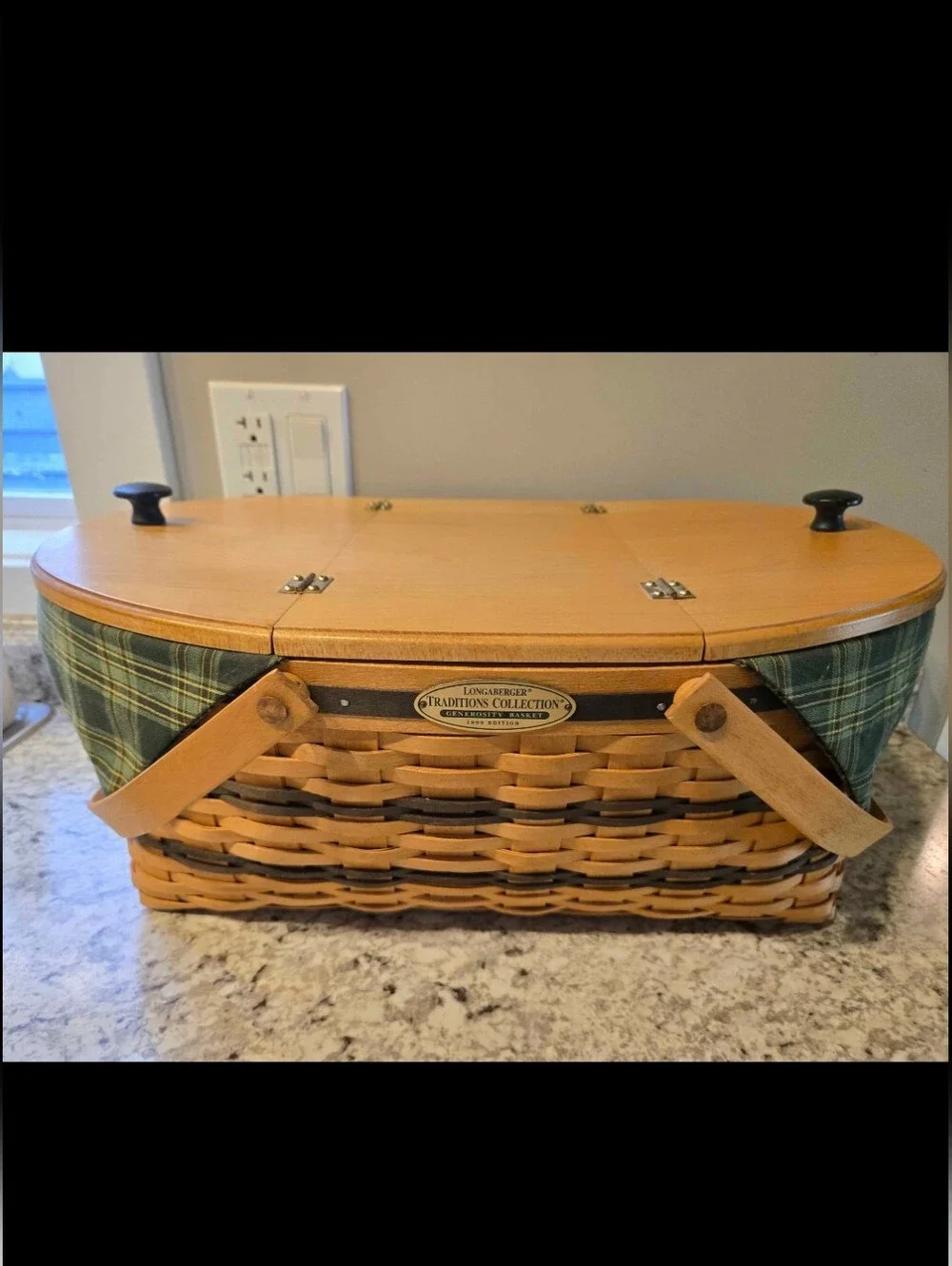 Longaberger 1999 Traditions Collection Generosity Basket 5 Piece